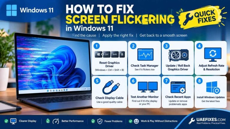 How to Fix Screen Flickering in Windows 11