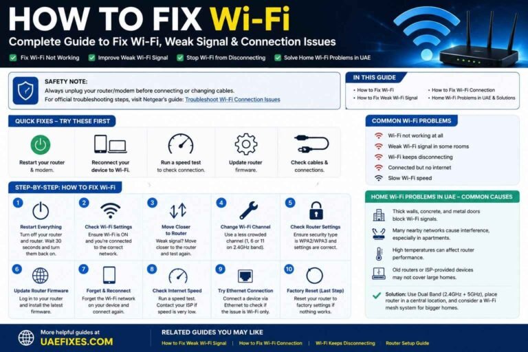 How to Fix Wi-Fi