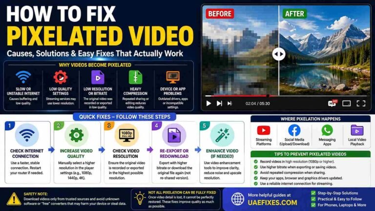 How to Fix Pixelated Video