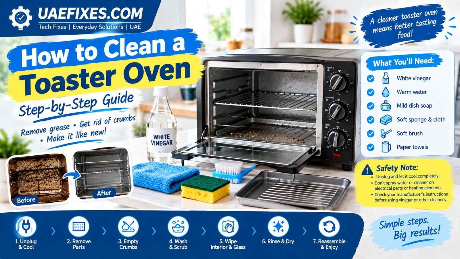 How to Clean a Toaster Oven