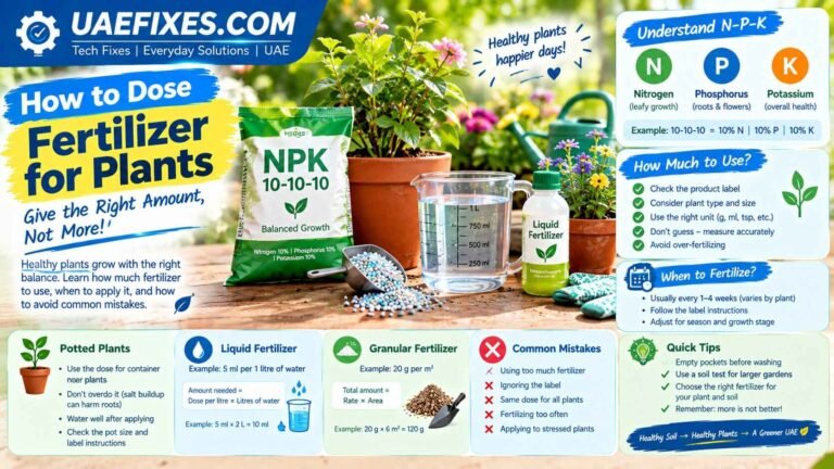 How to Dose Fertilizer for Plants