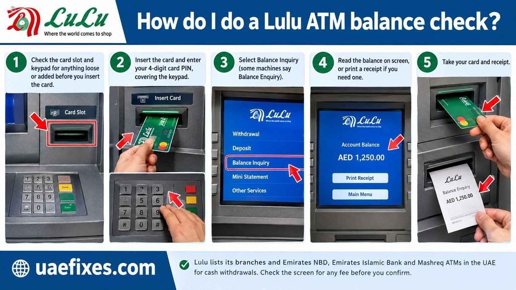 How do I do a Lulu ATM balance check?
