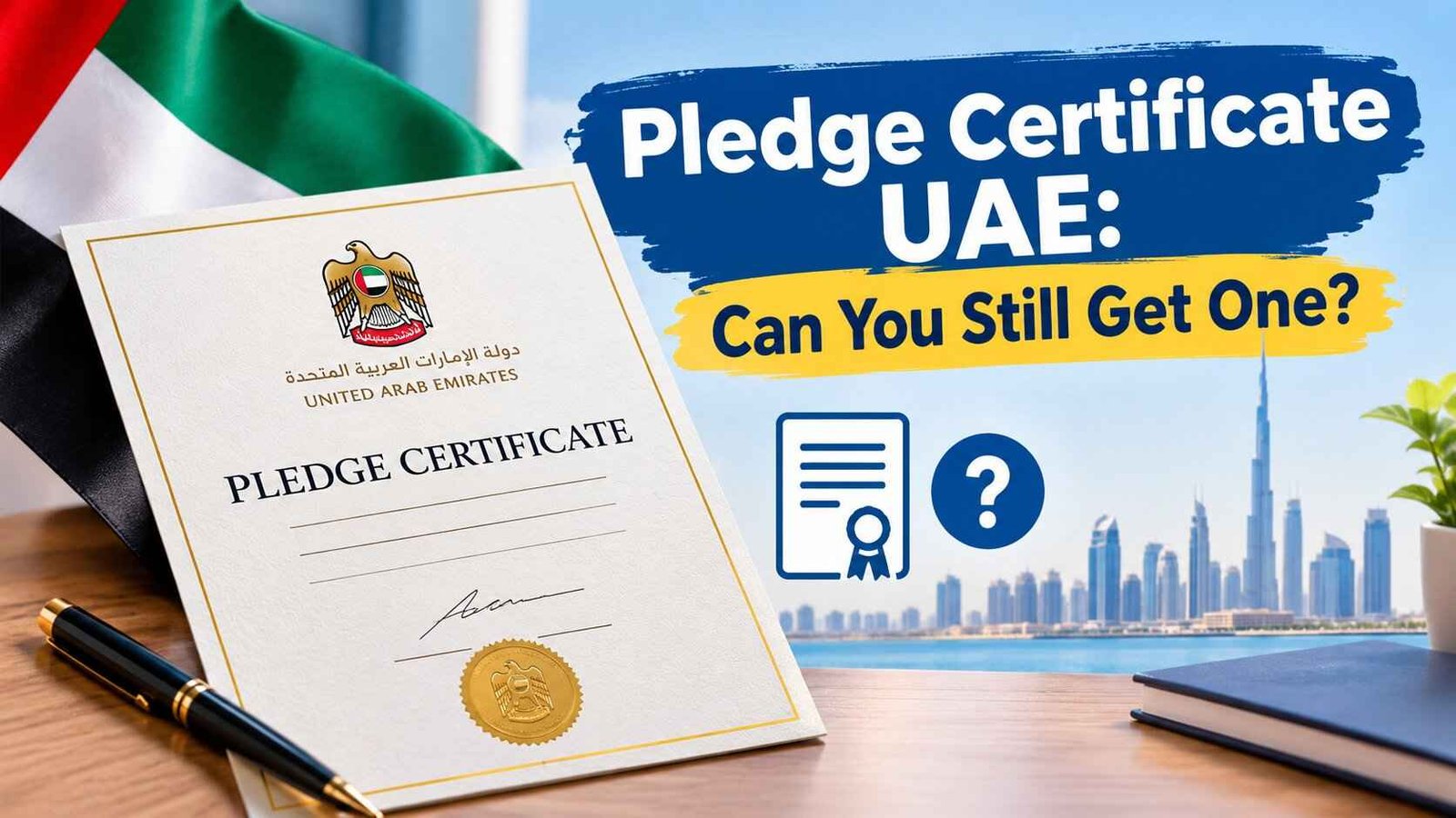 Pledge Certificate UAE